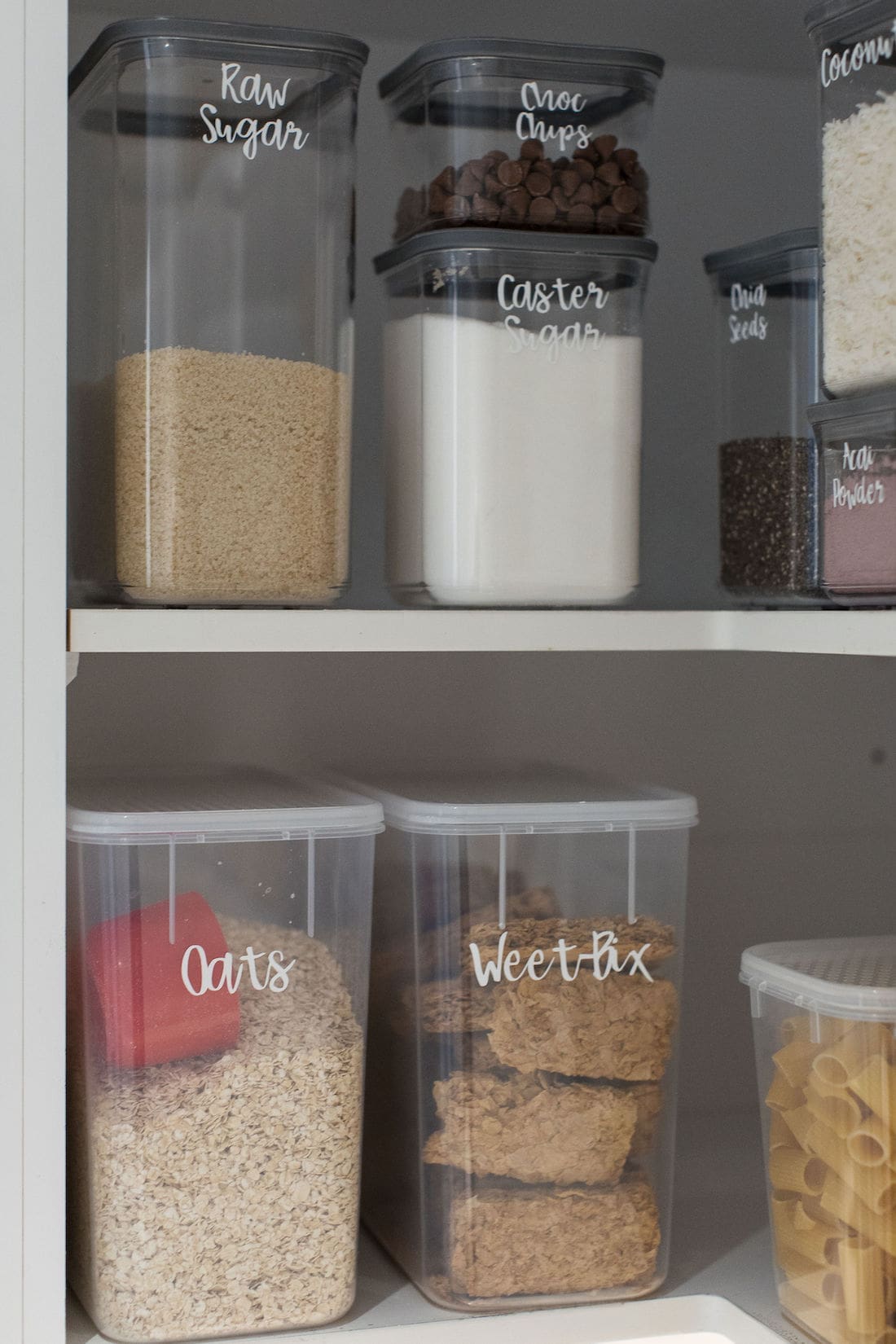 Pantry organisation