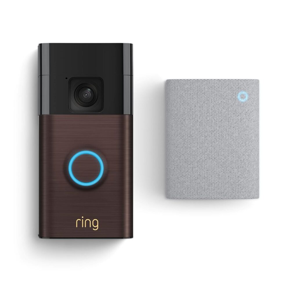 Smart video doorbell with chime speaker