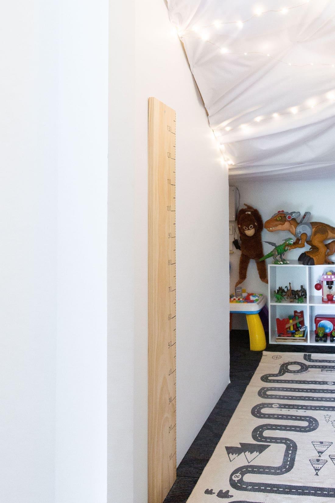 DIY minimalist growth chart