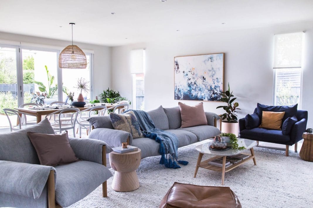 Step inside this luxe Bayside home, styled to a T by Bask Interiors