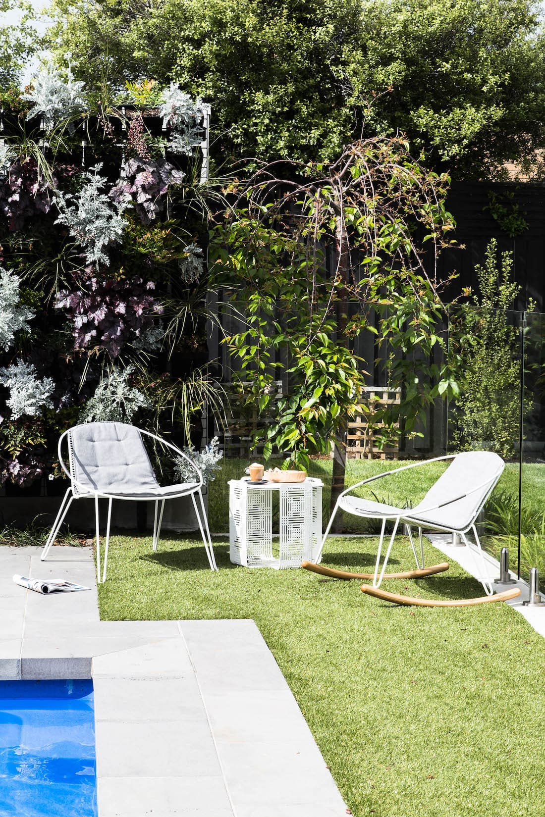 Poolside at bayside home