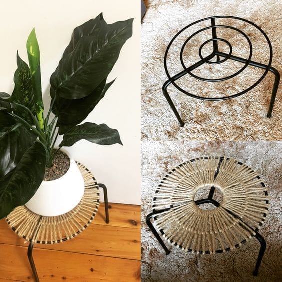 Jute pot plant holder top 20 Kmart hacks