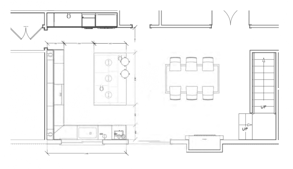 Floor plan after