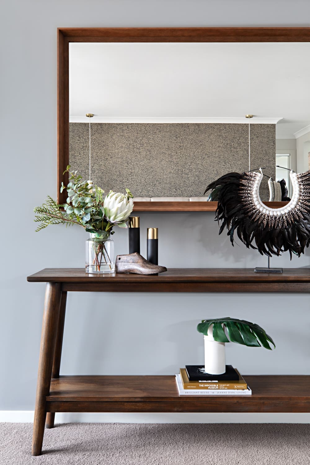 Console table styling