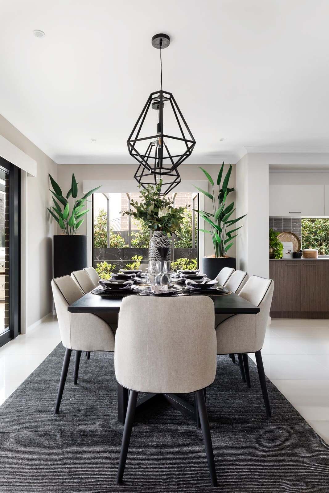 elegant formal dining room