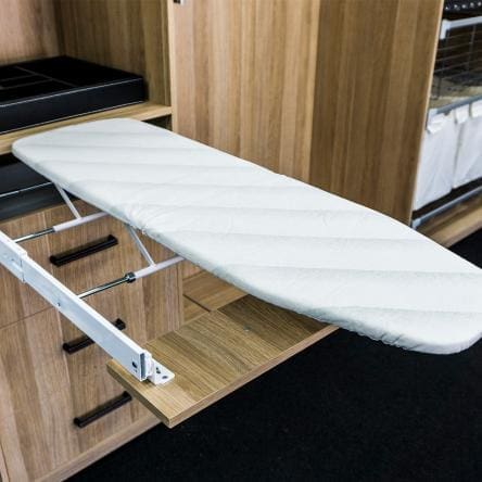 Pull out ironing board