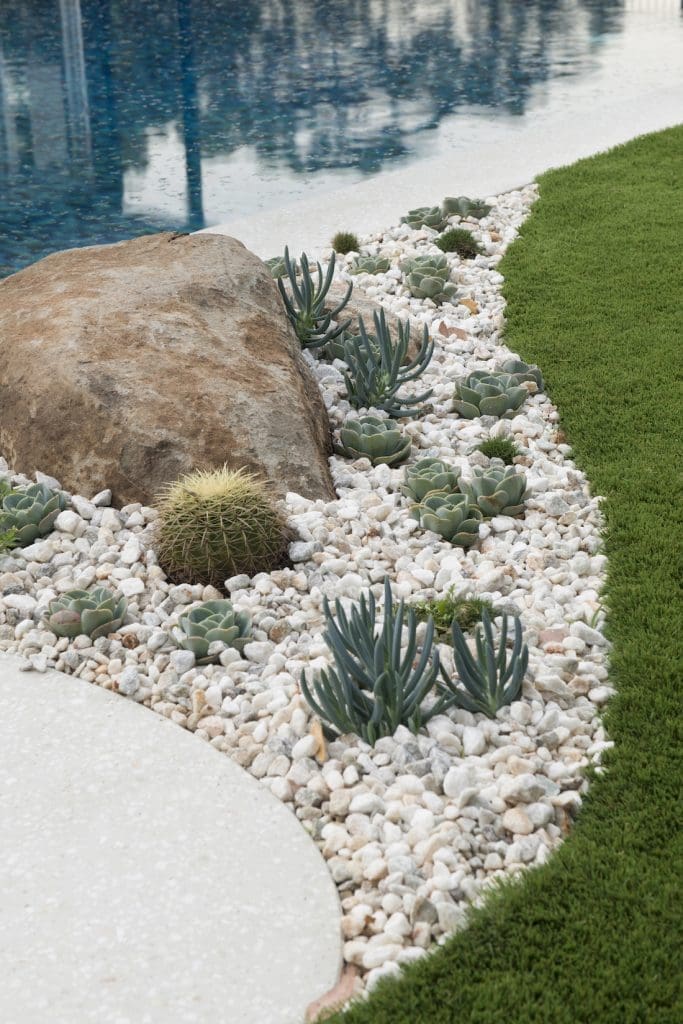 Carlene and Michael - pool garden