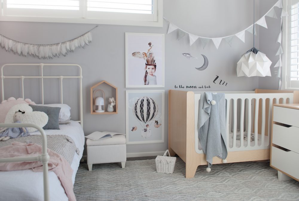 Girl and boy bedroom styling