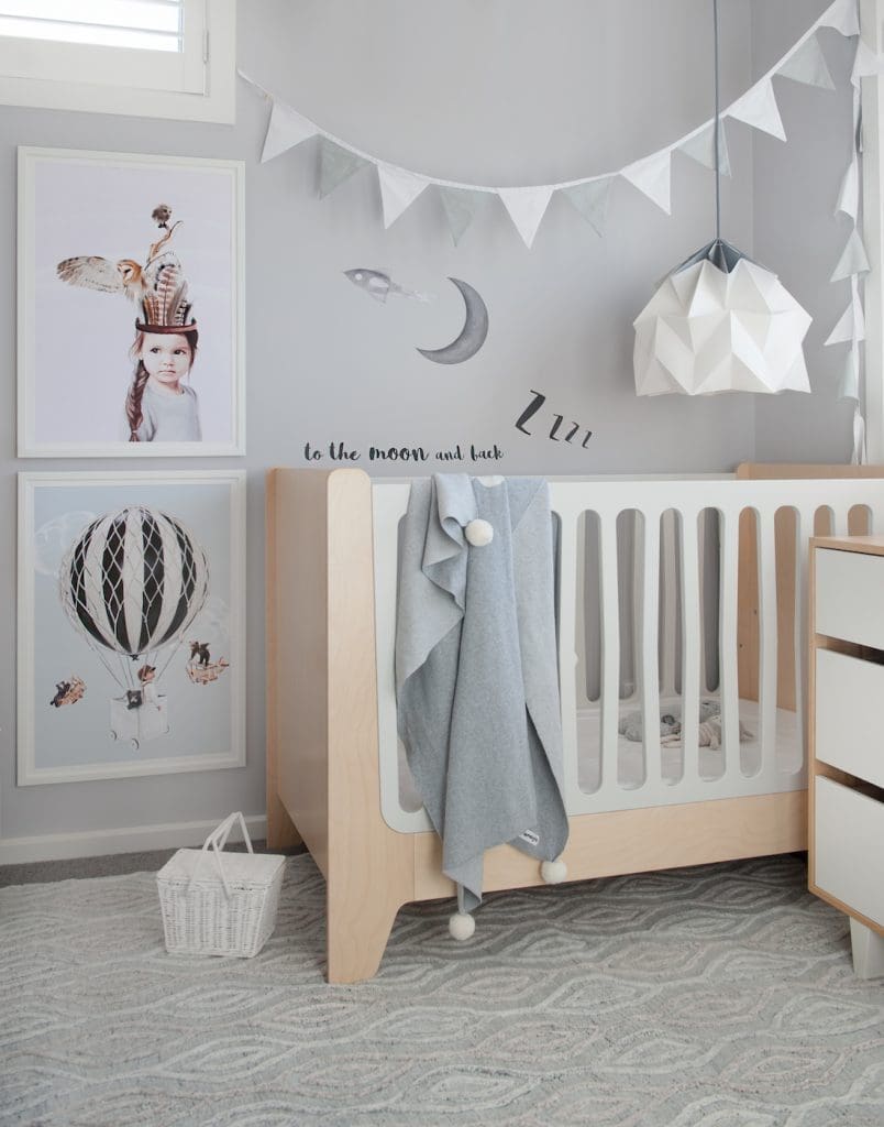 Nursery styling_neutral coloured nursery