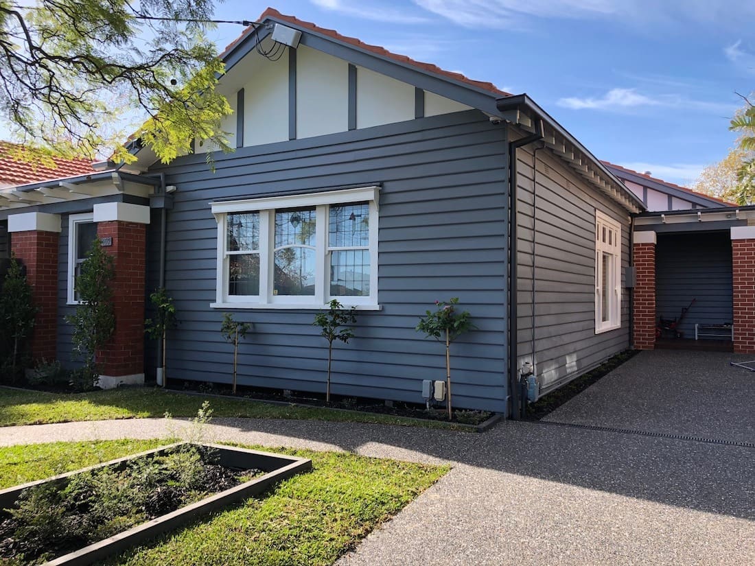 California bungalow exterior makeover