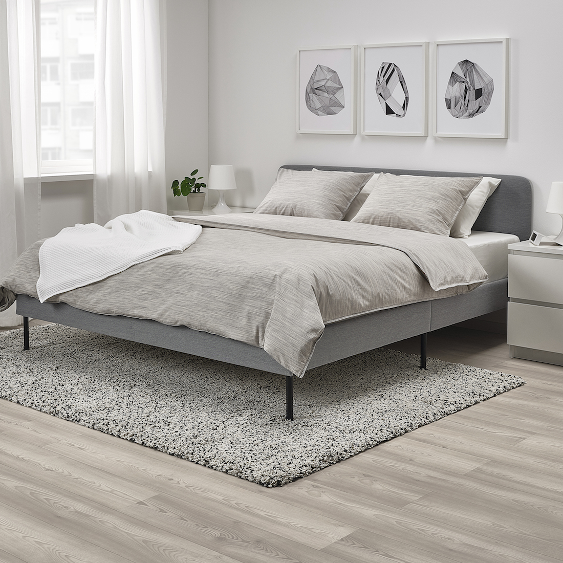 SLATTUM queen bed IKEA 2020 release