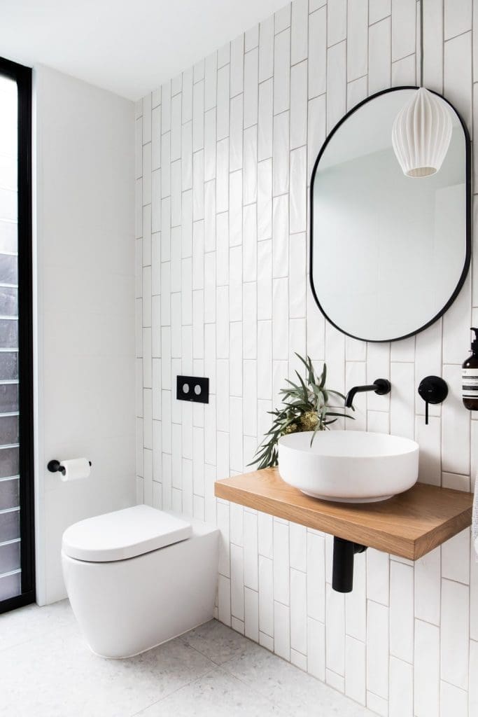 Modern powder room