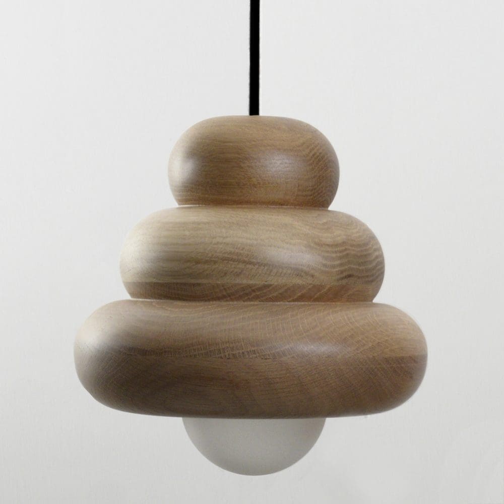 Torus wooden light YOS Studio