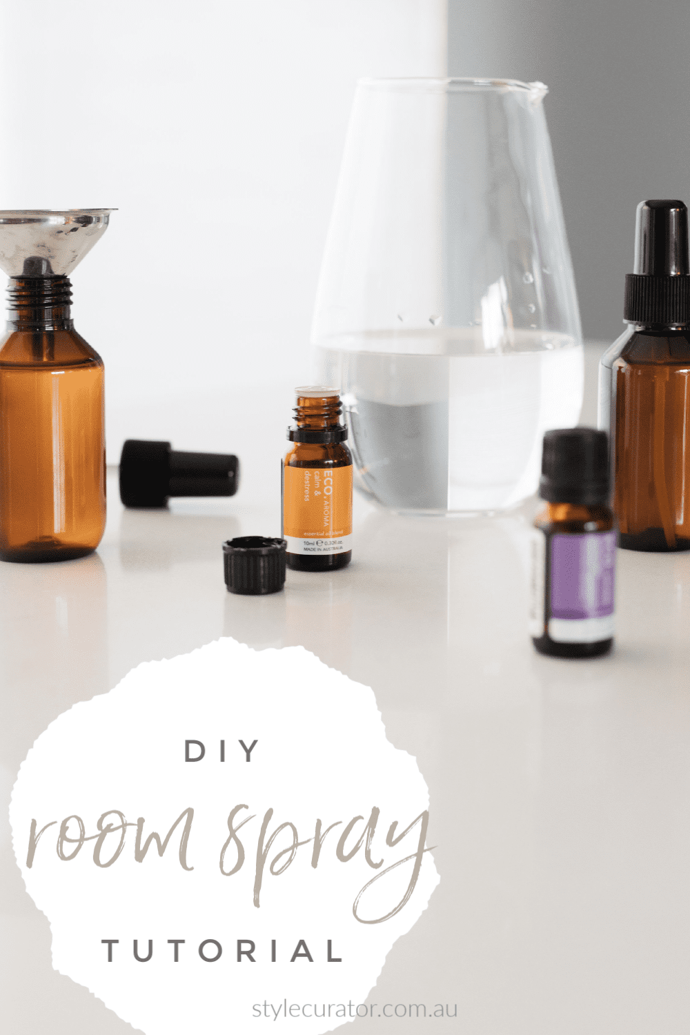 DIY Room Spray Using Anthro Blends - Essentials for our Life