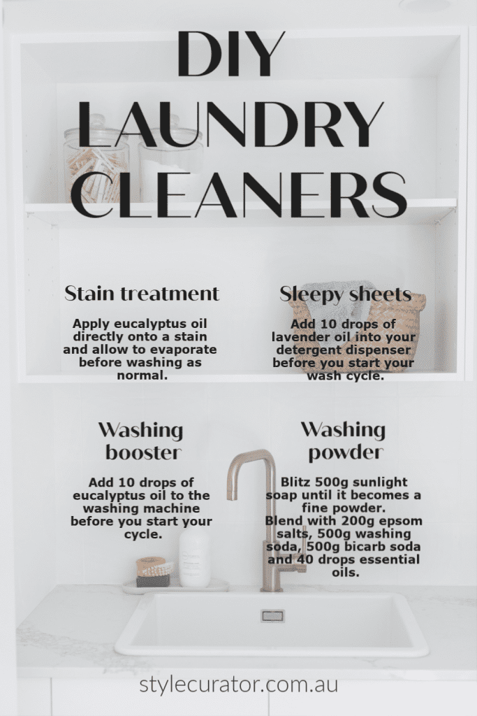 DIY laundry cleaning products(