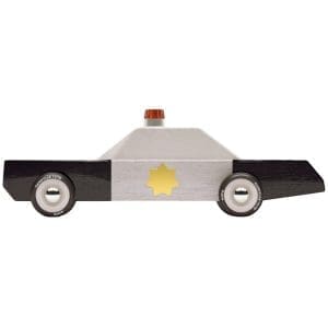 Wooden police car