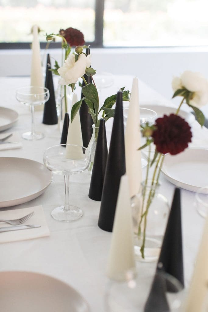 Deconstructed table setting