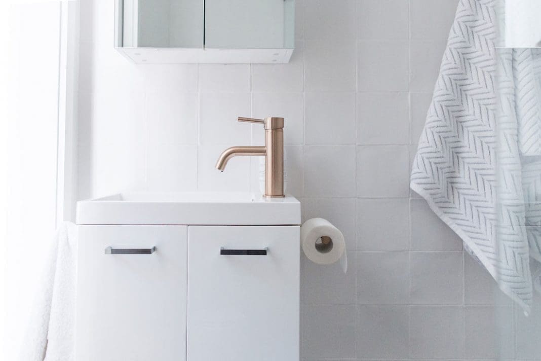 Before and after renovation of the smallest bathroom ever! Style Curator