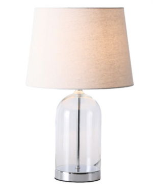 Glass table lamp