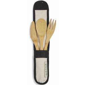 Bamboo cutlery set