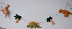 Dinosaur garland