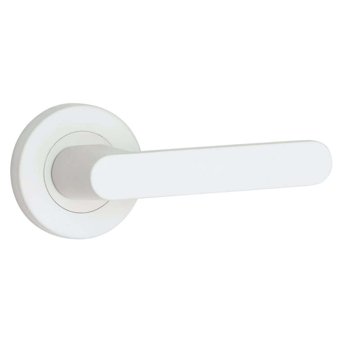 Lemaar white passage door handle
