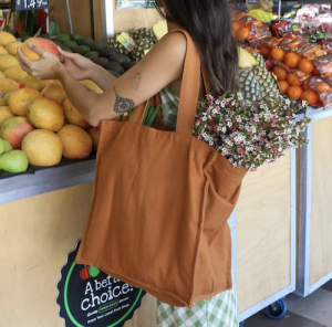 Cotton canvas tote bag