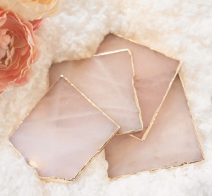 Agate coasters