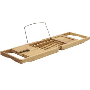 Bamboo bath tray