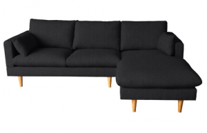 Charcoal sofa