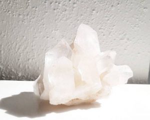 Clear quartz cluster