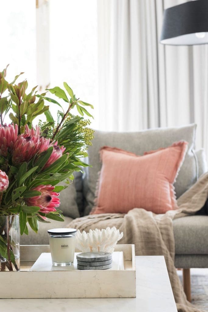 Living room styling Style your investment property