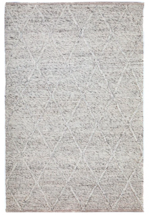 Grey floor rug