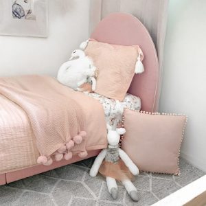 Pink children’s bed