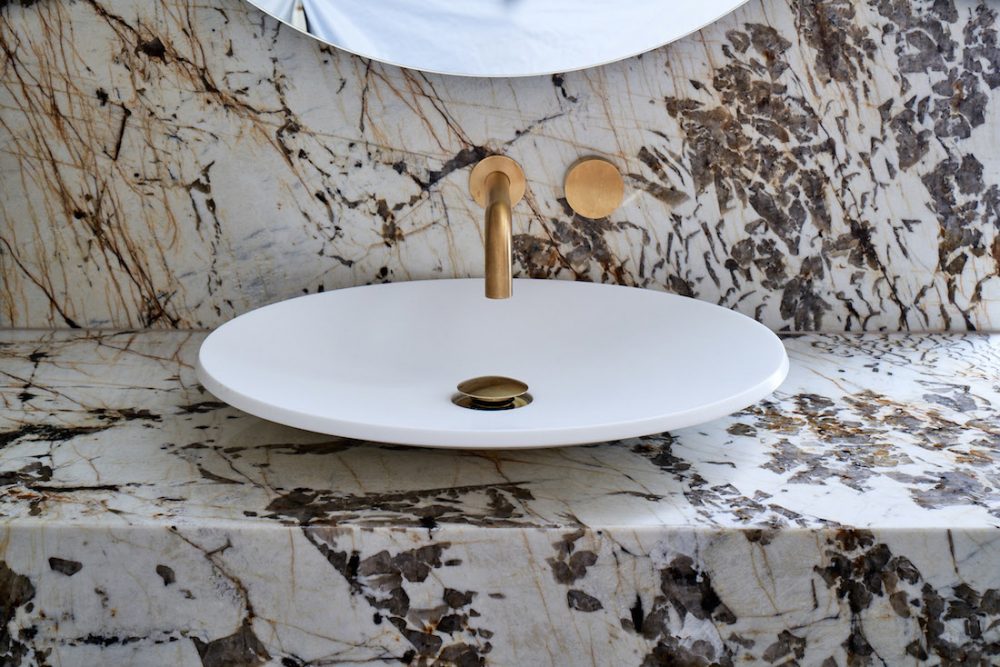 Luxe marble bathroom