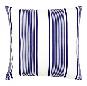 Striped outdoor cushion