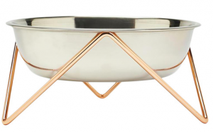 Stainless steel pet bowl