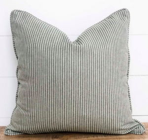 Pin stripe cushion