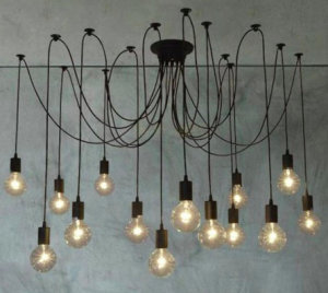 Thomas Edison chandelier