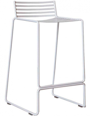 White bar stool