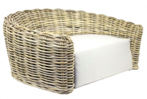 Wicker pet bed