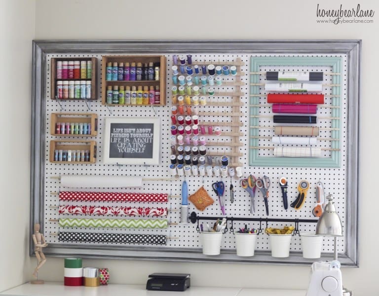 Extra large pegboard genius ways to organise your home