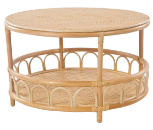 Rattan coffee table