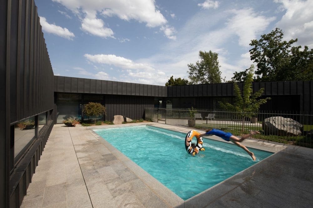 Concrete House pool area