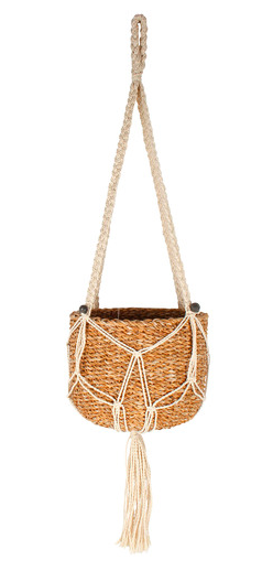 Seagrass hanging planter