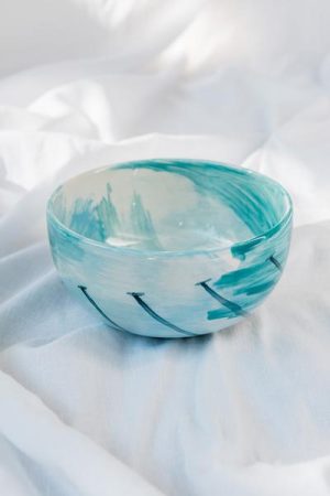 Icebergs ceramic bowl