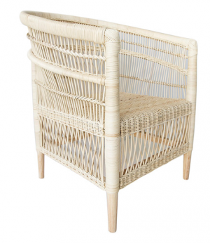 Cane armchair