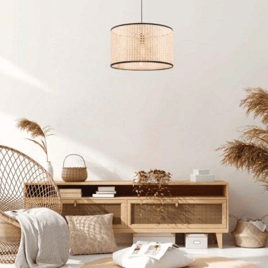 Rattan pendant_JD Lighting