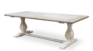 Reclaimed elmwood dining table