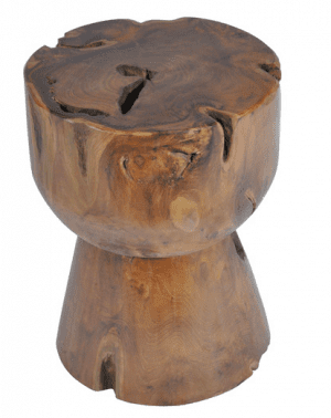 Reclaimed teak wood stool